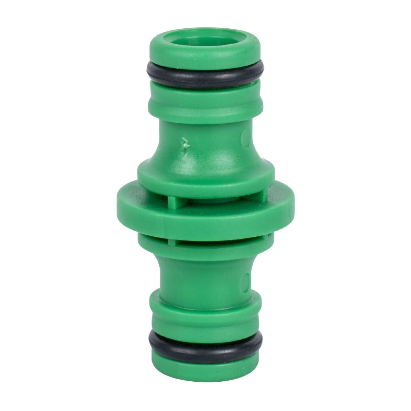 Plastic Two-Way Quick Connect Hose Connector